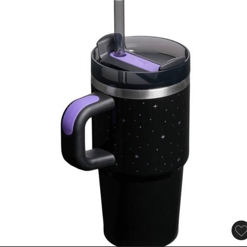 Stanley Halloween 20oz H2.0 Flowstate Quencher Tumbler in Spellcast Black. NWT!