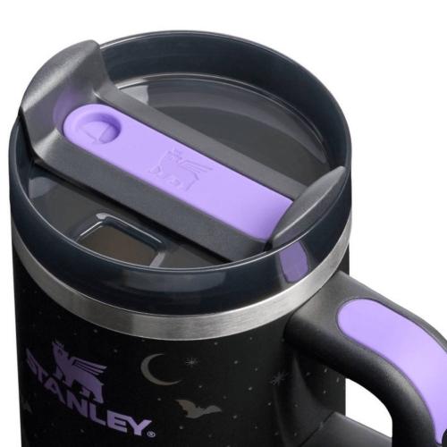 Stanley Halloween 20oz H2.0 Flowstate Quencher Tumbler in Spellcast Black. NWT!