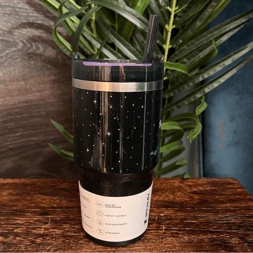 Stanley Halloween 20oz H2.0 Flowstate Quencher Tumbler in Spellcast Black. NWT!