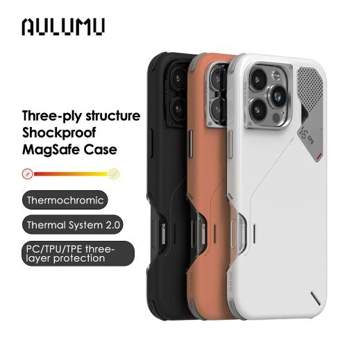 Aulumu A16 Stoßfeste Hülle Für iPhone 16 Pro/Pro Max |   Kamerarahmen Aus Aluminiumlegierung |   Mehrschichtiger Verbundschutz