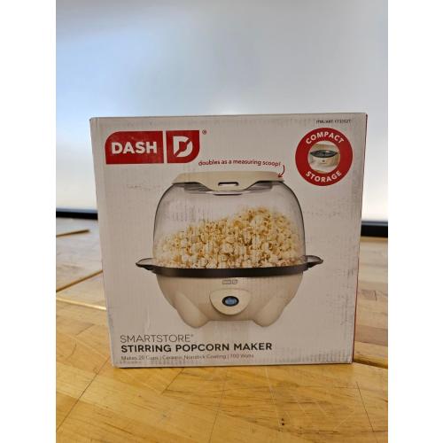 DASH SmartStore Deluxe Stirring Popcorn Maker Hot Oil Electric Popcorn Machine
