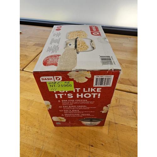 DASH SmartStore Deluxe Stirring Popcorn Maker Hot Oil Electric Popcorn Machine