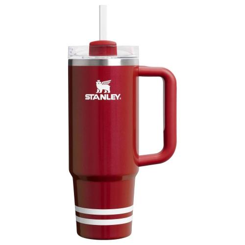 Stanley 30 Oz Stainless Steel H2.0 Flowstate Quencher Tumbler Heritage Red Shimmer MISSING STRAW