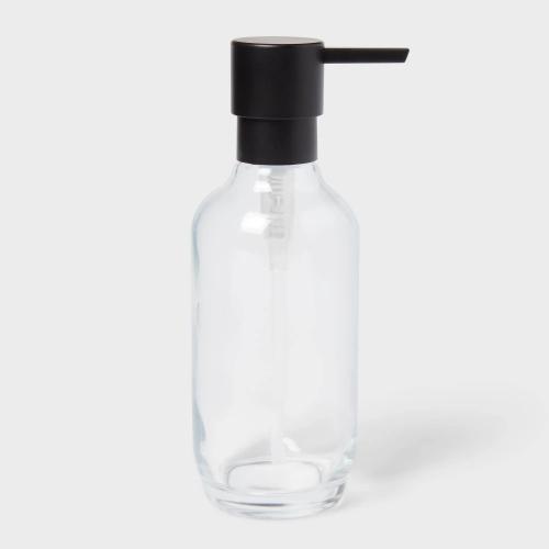 2 Glass Soap Pump Black - Brightroom™