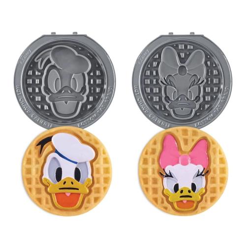 Disney Dash Daisy & Donald Duck Removable Plate 2-Plate Pack for the MultiMaker Mini Maker System, Black (4 Mickey mouse plate missing)