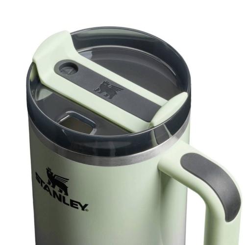 Stanley Halloween 40oz H2.0 Flowstate Quencher Tumbler in Hypnotic Green. NWT!