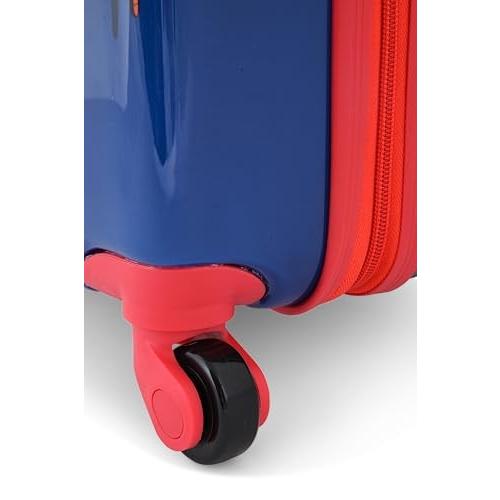 Fast Forward Marvel Spiderman 20  Hardshell Luggage - Cute & Durable Hard-side Suitcase for Travel with Spinner Wheels 20 X12 X8