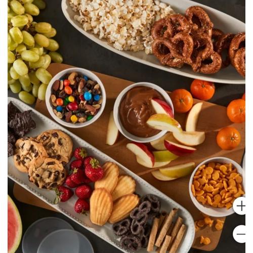 Pandex, 5-Pc Beaded Melamine I/O Serveware Bowl Platter Set