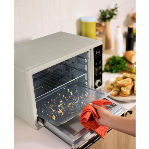 Bella PRO - 6-Slice Air Fryer Toaster Oven (0.88 Cu. Ft.) - Oatmilk