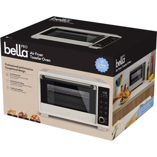 Bella PRO - 6-Slice Air Fryer Toaster Oven (0.88 Cu. Ft.) - Oatmilk