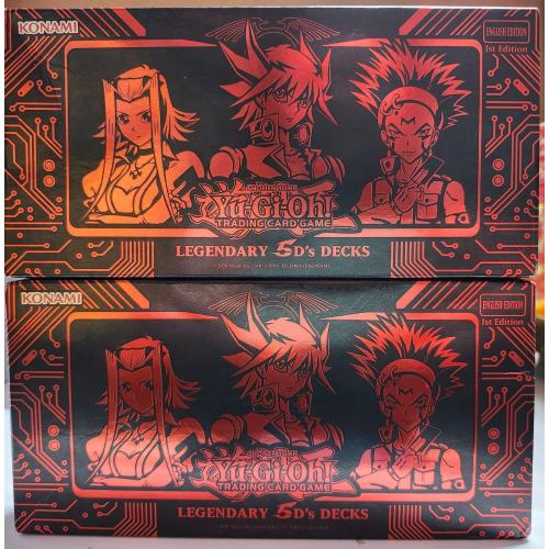 Yu-Gi-Oh! Legendary 5D's Deck Boxes X2 English 1st Edition