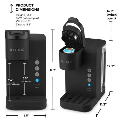 Keurig - K-Express Essentials Single Serve K-Cup Pod Coffee Maker - Black