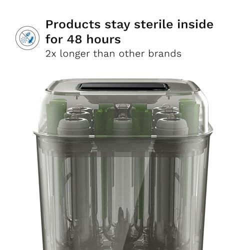 Baby Brezza SuperQuick 10 Minute Sterilizer Dryer Device Plastic: Silicone, Stainless Steel