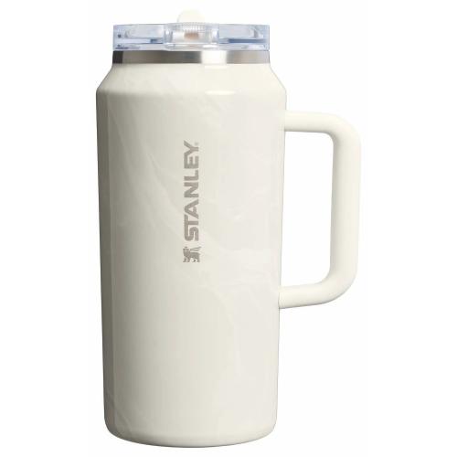 Stanley 64 Oz Stainless Steel Quencher Pro Tour Tumbler Calcite Calacatta