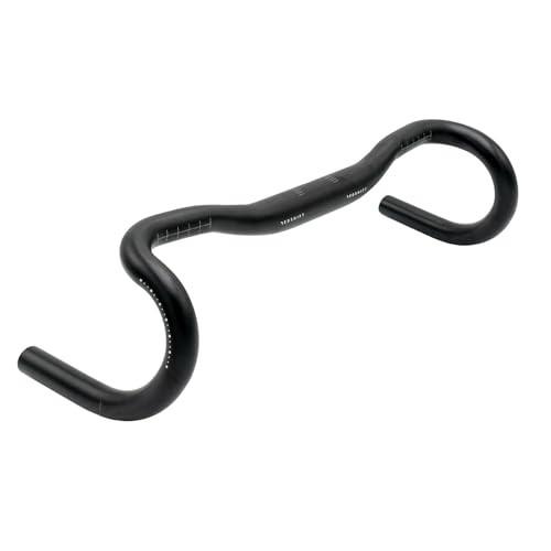 REDSHIFT Kitchen Sink Low Flare Handlebar Without Loop for Road, Gravel, Touring, and Commuter Bikes, Aluminum Drop Bar, 31.8mm Clamp, with 20mm of Ri