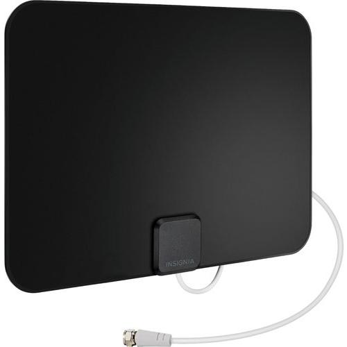 Insignia™ - Ultra-Thin Indoor Plate HDTV Antenna - White