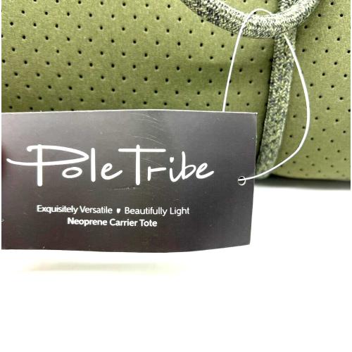 Pole Tribe Green camo Neoprene Tote   Wristlet Handbag Women's Lightweight Durable