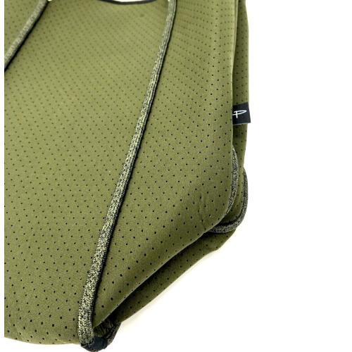 Pole Tribe Green camo Neoprene Tote   Wristlet Handbag Women's Lightweight Durable