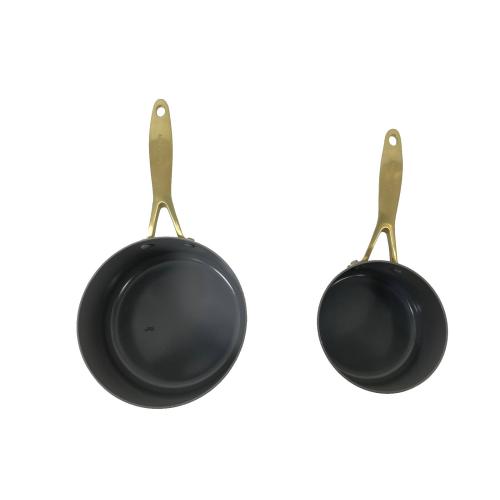 GreenPan Jewel Pro 11-Piece Cookware Set Hard Anodized Nonstick Taupe - CLEAN