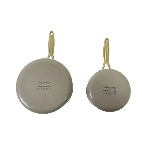 GreenPan Jewel Pro 11-Piece Cookware Set Hard Anodized Nonstick Taupe - CLEAN