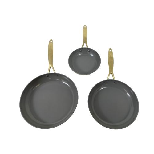 GreenPan Jewel Pro 11-Piece Cookware Set Hard Anodized Nonstick Taupe - CLEAN
