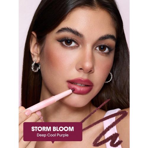 Cloudline Blur Lip Liner-Storm Bloom Lip Combo Brand Beauty Makeup Face Paint Cosmetic for Women Girls Perfect for Winter Spring Ideal for Y2K Fancy F