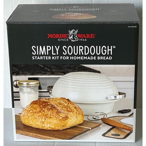 Nordic Ware Simply Sourdough Starter Kit for Homemade Bread - 1954989 - NEW