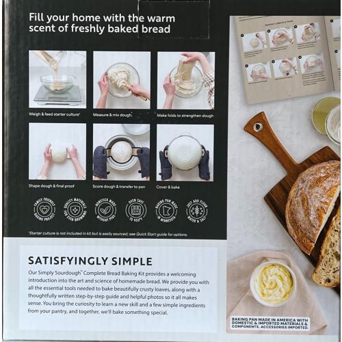 Nordic Ware Simply Sourdough Starter Kit for Homemade Bread - 1954989 - NEW