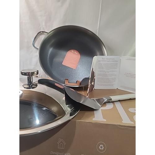Our Place 3pc Titanium 10.5 Always Pan Pro W/ Chrome Color