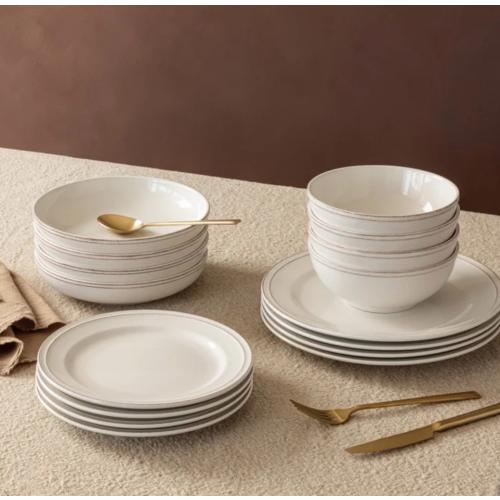 Over&back , 16 Piece - Lake Como  Stoneware Dinnerware Set