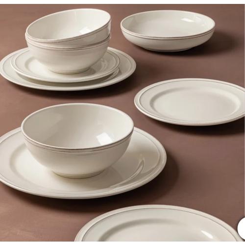 Over&back , 16 Piece - Lake Como  Stoneware Dinnerware Set