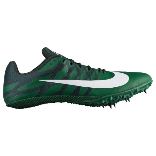 10 Nike Zoom Rival S 9 Sprint Spikes - Gorge Green / White / Outdoor Green