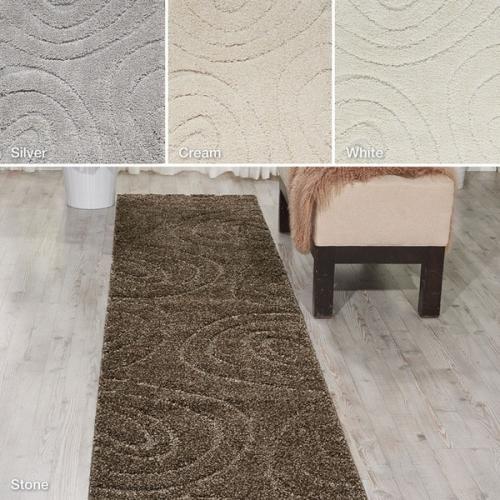 Nourison 18 Round Ceramic Modern Accent Table Lamp