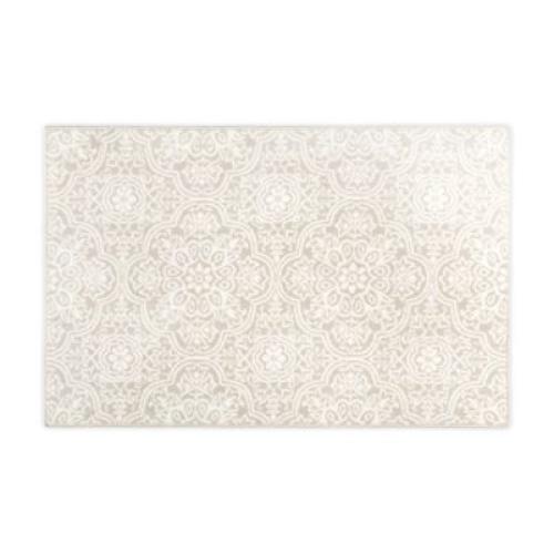 Home Dynamix Westwood Floral Medallion 1'6 X 2'6 Accent Rug in Taupe
