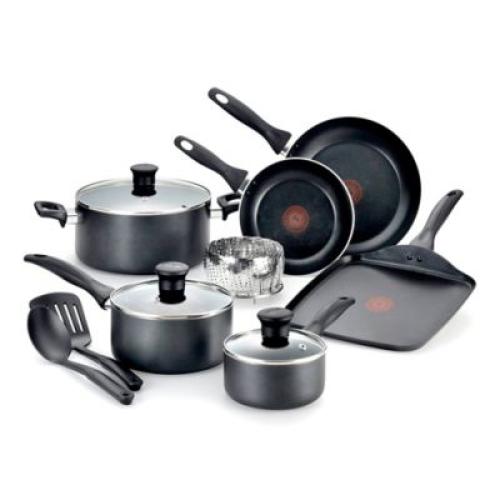 T-fal Pure Cook Nonstick Aluminum 12-Piece Cookware Set