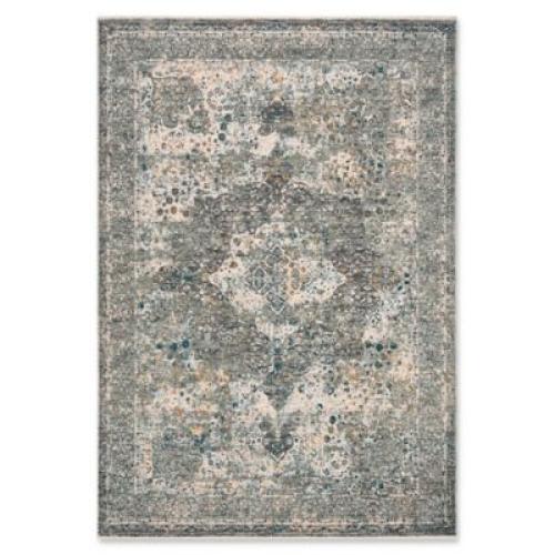 WNTB198A-3 3 X 5 Ft. Winston Modern Power Loomed Rectangle Area Rug, Beige & Gray