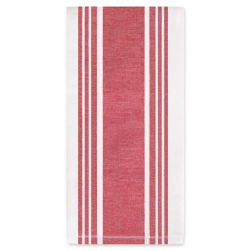 2pk All-Clad Striped Dual Kitchen Towel in Chili