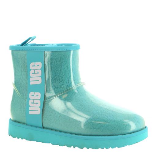 Ugg Womens Classic Clear Mini Waterproof Faux Fur Winter Boots