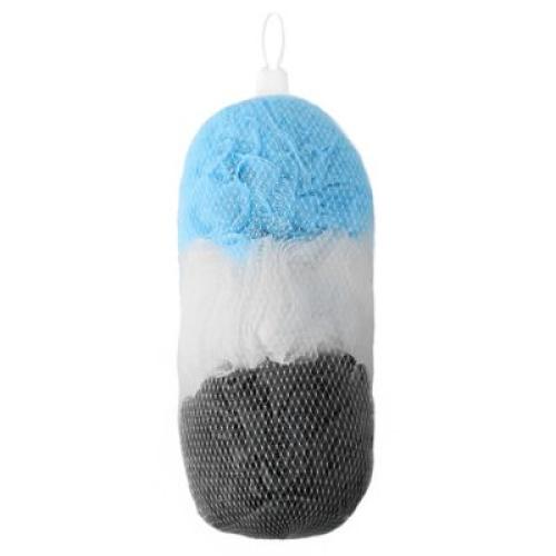 StyleWurks 3-Pack Mesh Sponges in Blue