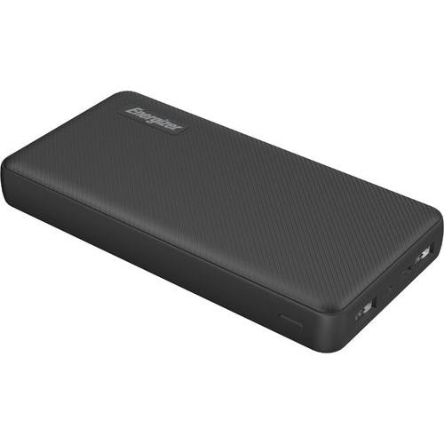 Energizer - MAX 20,000mAh High Speed Universal Portable Charger for Apple, Android, Google, Samsung & USB Enabled Devices - Black