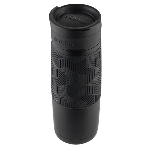 Contigo Transit Autoseal Travel Mug, Stainless Steel Thermal Mug, Vacuum Flask, Leakproof Tumbler, Coffee Mug with BPA Free Easy-Clean Lid, Matte Blac
