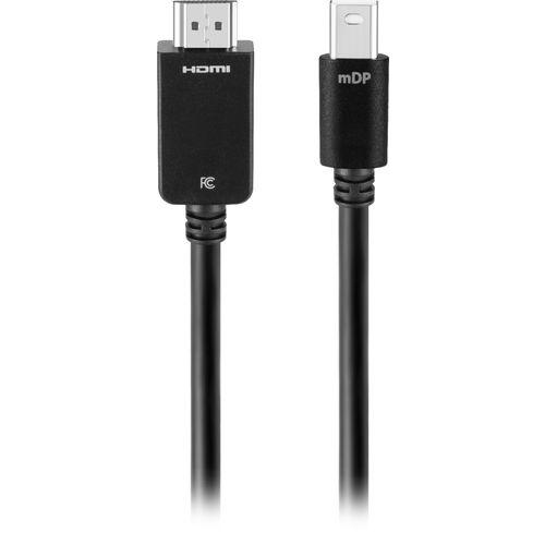Best Buy Essentials™ - 6' Mini DisplayPort to HDMI Cable - Black