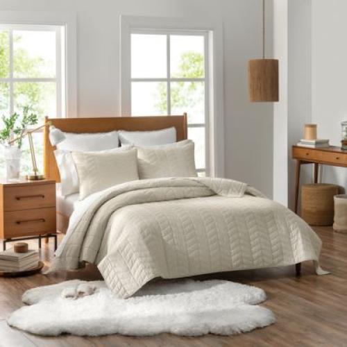 UGG Dawn 3-Piece Full/Queen Quilt Set in Birch