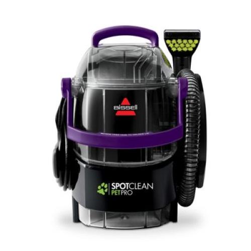 BISSELL's SpotClean Pet ProPortable Carpet Cleaner Uses Powerful Suction and Strong Scrubbing Action to Remove Tough Dirt and Stubborn Pet Stains