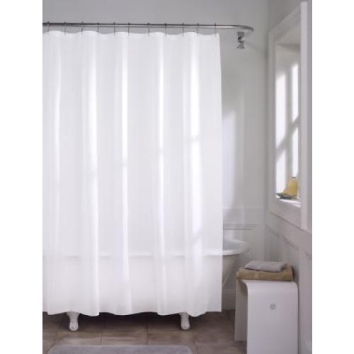 Simply Essential 70-Inch X 72-Inch Medium Weight PEVA Shower Curtain Liner in White