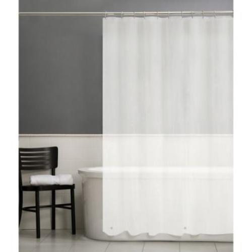 Simply Essential 70-Inch X 72-Inch Lightweight PEVA Shower Curtain Liner in Frost