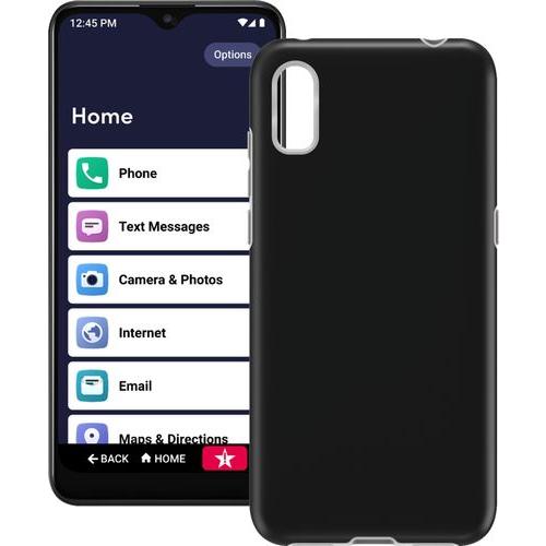 Lively® - Dual-Layer Hard Shell Case for Jitterbug Smart3 - Black