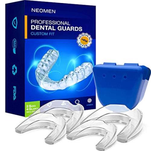 Neomen Mouth Guards for Grinding Teeth  Bite Guard for Teeth Clenching Nighttime  Bruxism Mouth Guard Bite Dental Guards Nightguard for Sleep Teeth Gr