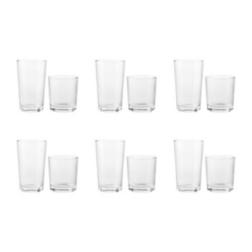 Simply Essential 12-Piece Assorted Tumbler Set