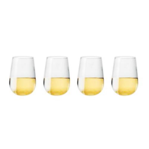 Our Table Stemless Wine Glasses (Set of 4)